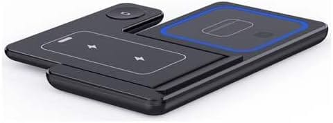 3 In 1 LED Fast Wireless Charger Stand Foldable Charging Station 3 In 1 LED Fast Wireless Charger Stand Foldable Charging Station