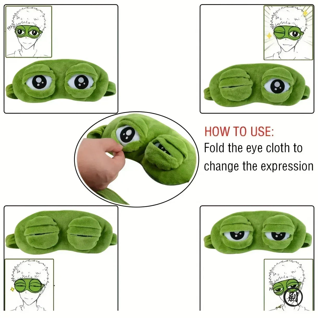 3D Frog Sleep Mask Natural Sleeping Eyeshade Women Men Creative Cartoon Soft Portable Blindfold Travel Office Eyepatch 3D Frog Sleep Mask Natural Sleeping Eyeshade Women Men Creative Cartoon Soft Portable Blindfold Travel Office Eyepatch