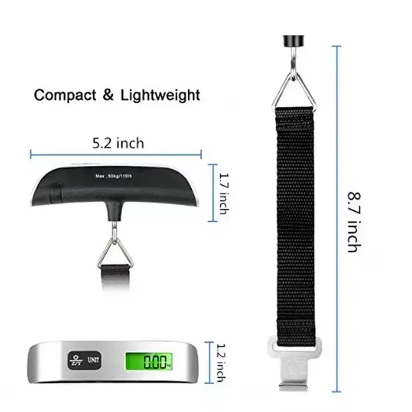 50kg Portable Hanging Scale Electronic Hand Luggage Scale Digital Display Suitcase 110lb Travel Baggage Bag Weighing Tools 50kg Portable Hanging Scale Electronic Hand Luggage Scale Digital Display Suitcase 110lb Travel Baggage Bag Weighing Tools