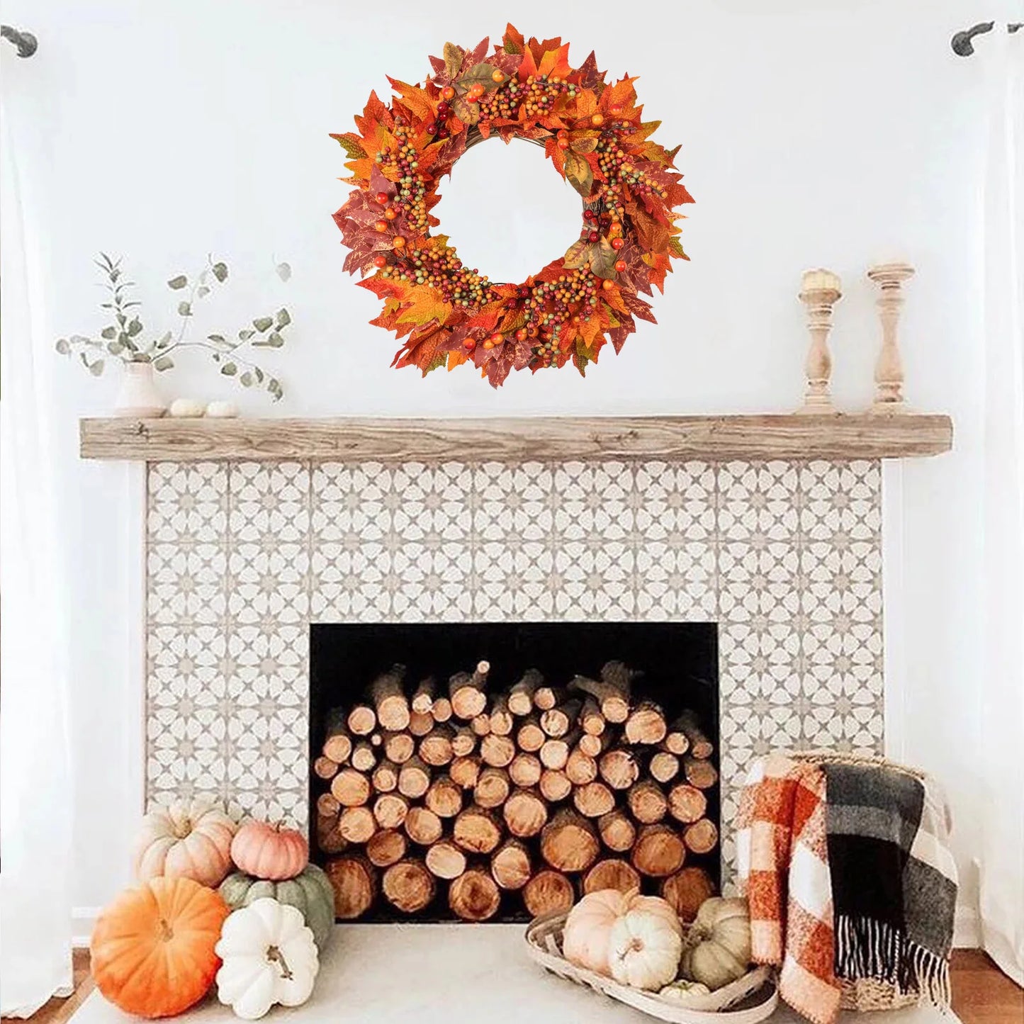 Thanksgiving Celebrate Harvest Wreath