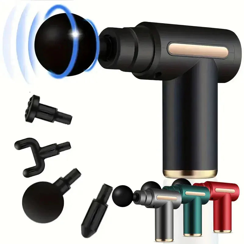 Portable Fascia Gun Deep Tissue Massage Mini Lightweight and Adjustable Speed Massage Equipment Suitable for the Whole Body 2025