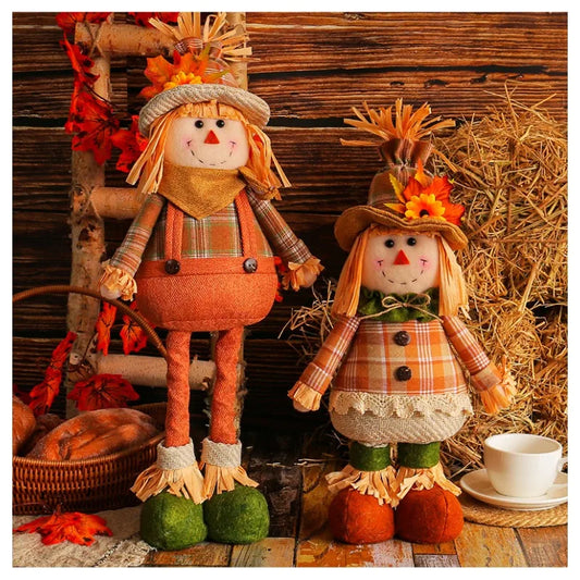 1PCS Thanksgiving Harvest Festival Sunflower Scarecrow