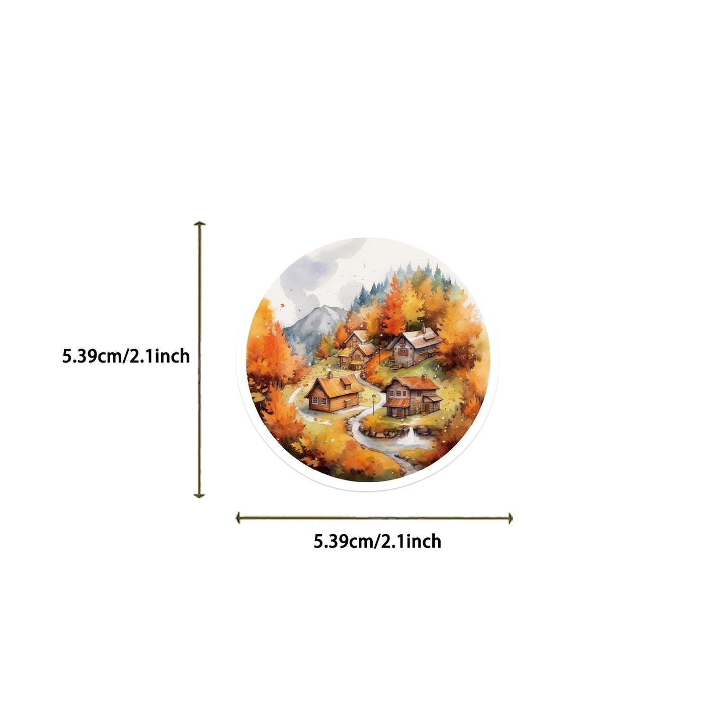 50pcs Thanksgiving Stickers Fall Stickers for Holiday Decoration