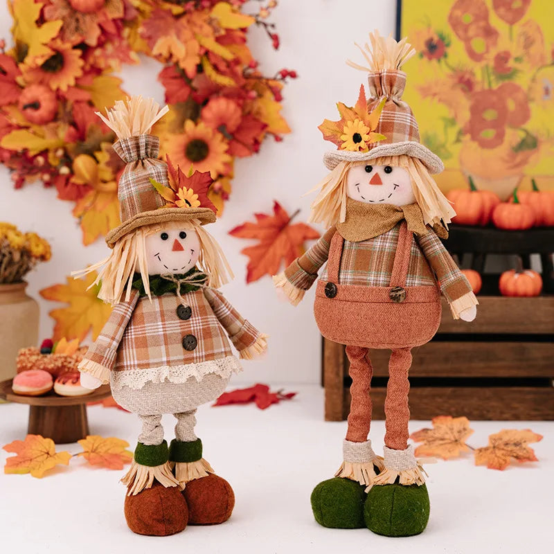 1PCS Thanksgiving Harvest Festival Sunflower Scarecrow