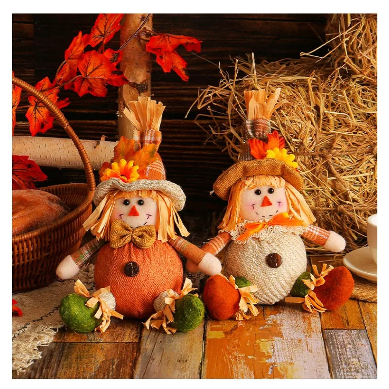 1PCS Thanksgiving Harvest Festival Sunflower Scarecrow