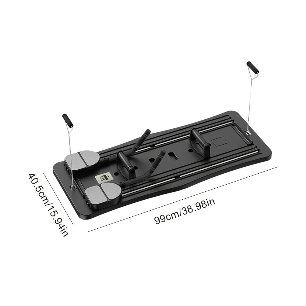 Pilates Reformer Pushup Board Non Slip Fitness ABS Roller Machine Foldable Abdominal Workout Boards Portable Push-Ups Stands