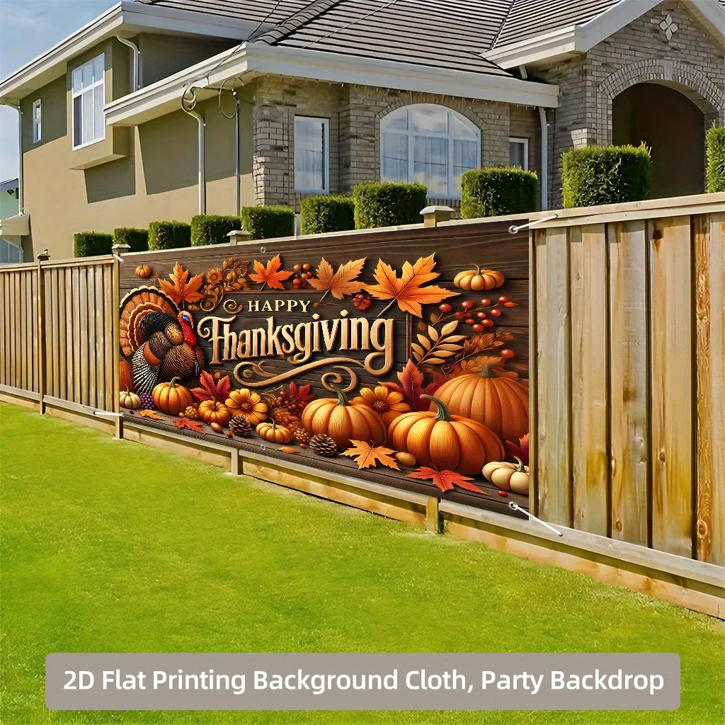 Thanksgiving Garage Door Banner