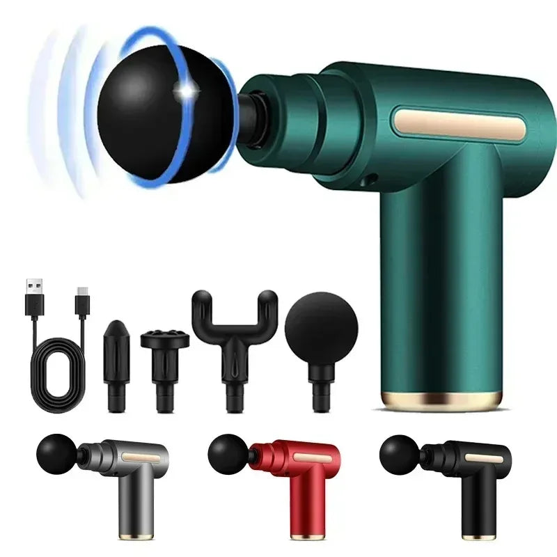 Portable Fascia Gun Deep Tissue Massage Mini Lightweight and Adjustable Speed Massage Equipment Suitable for the Whole Body 2025