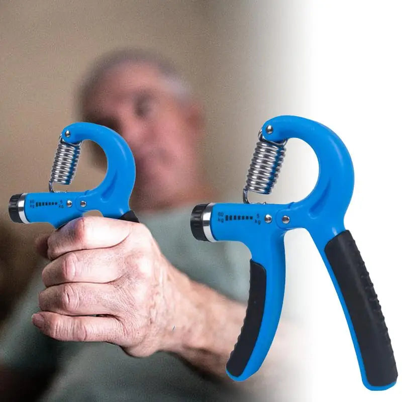 Hand Gripper Strengthener Adjustable Resistance Forearm Exerciser Grip Strength Trainer Gym Fitness Training Wrist Gripper 