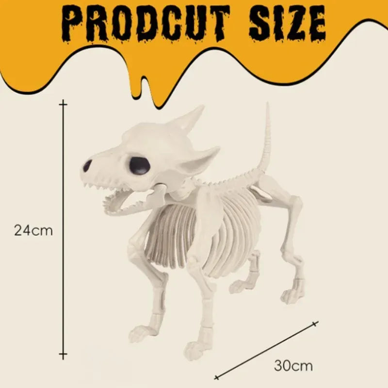 Halloween Animal Skeleton Decoration – Spooky Home Ornament & Yard Prop