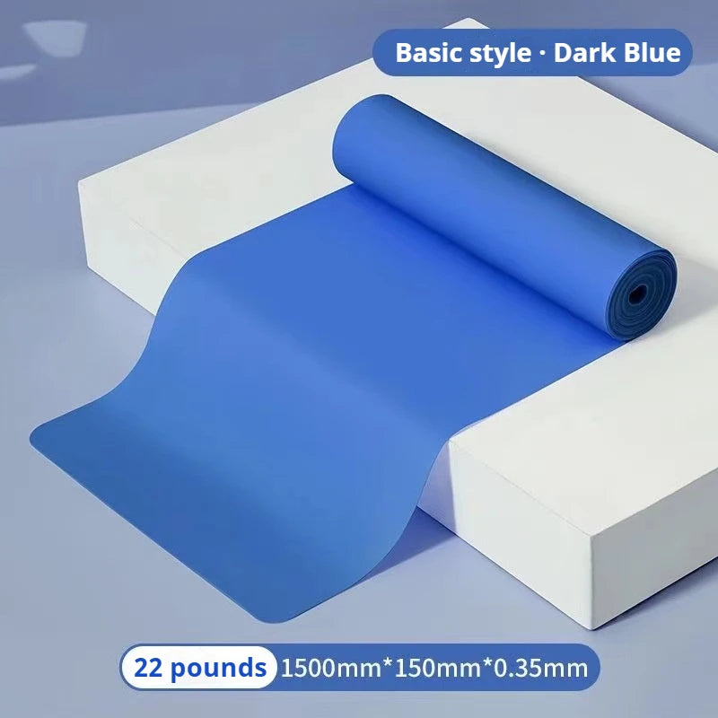 Yoga elastic band fitness women's hip lifting resistance band men's strength training stretching products auxiliary tension band