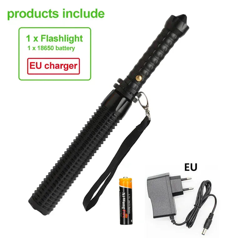 Baseball Bat LED Flashlight Aluminum Alloy Baseball Bat LED Flashlight Aluminum Alloy
