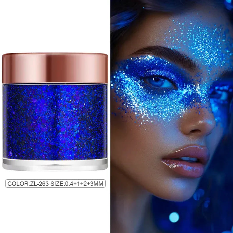 Chameleon Glitter Gel Sequins | Color-Shifting Shimmer for Eyes, Body & Hair Chameleon Glitter Gel Sequins — Color-Shifting Shimmer for Eyes, Body, Hair & Nails