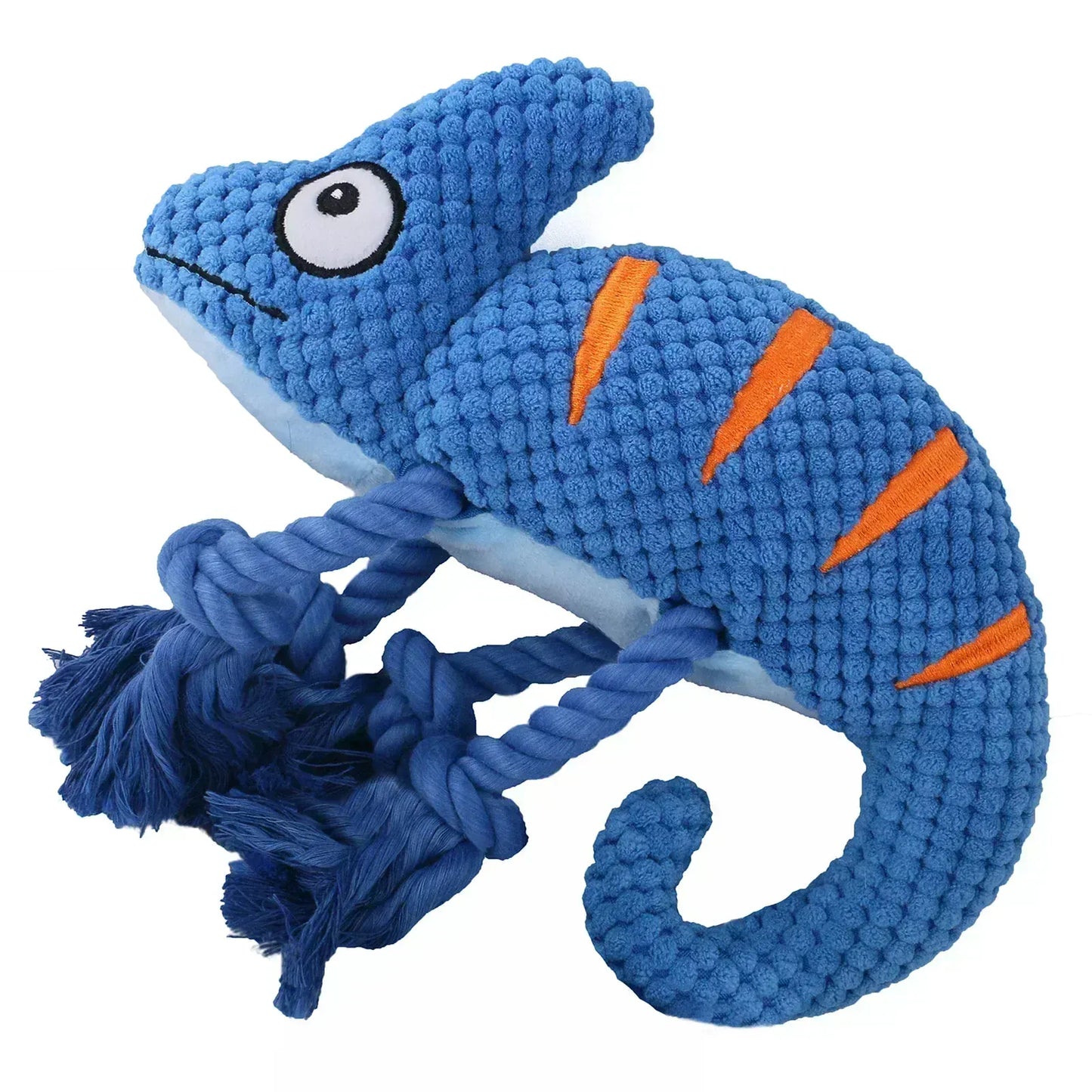 Chameleon Plush Squeaky Dog Toy – Bite-Resistant for All Sizes | Wahooly Chameleon Plush Squeaky Dog Toy – Bite-Resistant Chew Toy for Small & Large Dogs