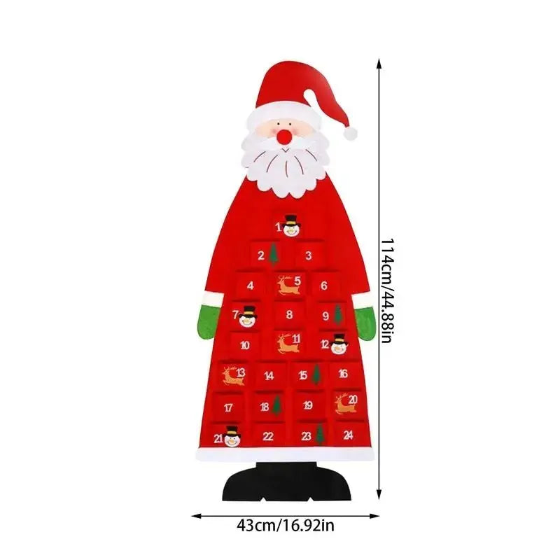 Christmas Felt Tree Advent Calendar Christmas Felt Tree Advent Calendar