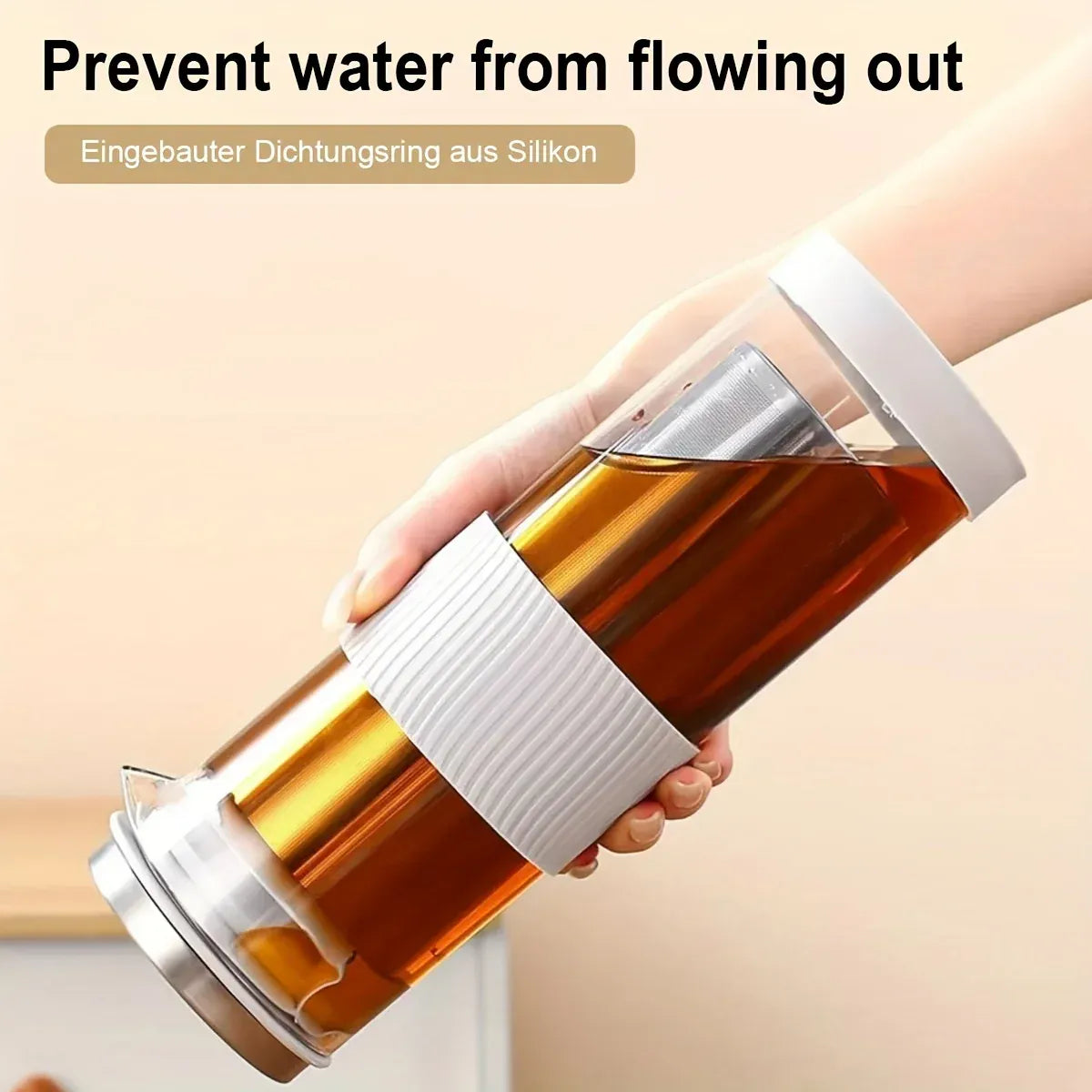 Cold Brew Coffee Maker with Cleaning Brush, 27oz/800ml Cold Brew Pitcher, Ice Tea Pitcher, Cold Brew Coffee Pitcher for Fridge Cold Brew Coffee Maker with Cleaning Brush, 27oz/800ml Cold Brew Pitcher, Ice Tea Pitcher, Cold Brew Coffee Pitcher for Fridge