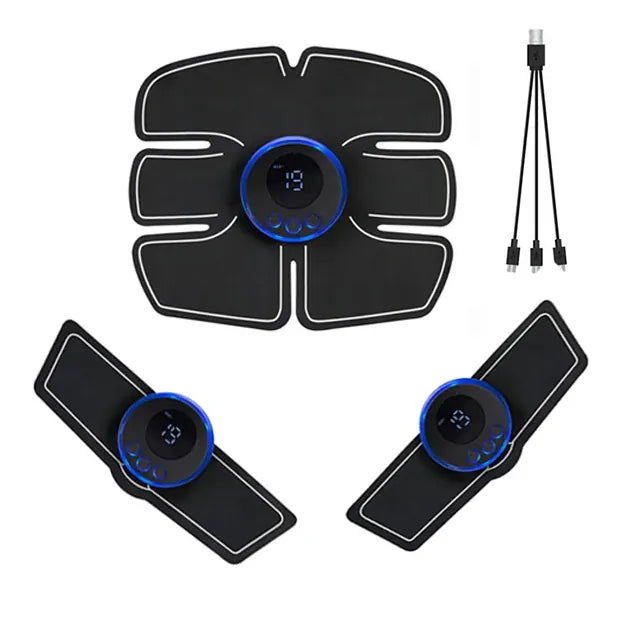EMS Muscle Stimulator Electric Massage Trainer Abs Arms Legs | Wahooly EMS Muscle Stimulator – Electric Massage Trainer for Abs, Arms, Legs & Back