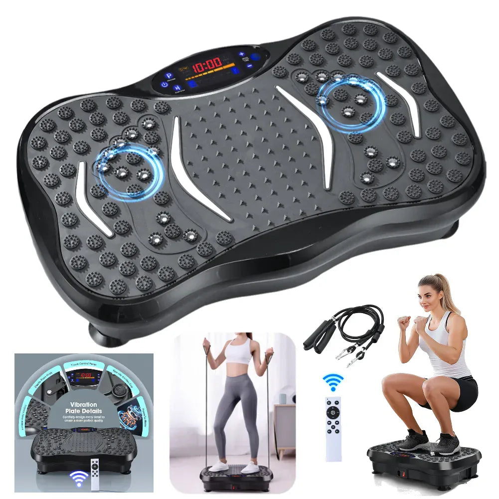 Fat Shaking Machine Bluetooth Vibration Plate Exercise Machine Vibration Plate for Weight Loss Whole Body Vibration Machine Fat Shaking Machine Bluetooth Vibration Plate Exercise Machine Vibration Plate for Weight Loss Whole Body Vibration Machine