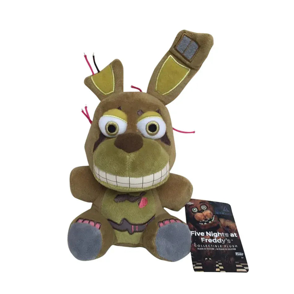 FNAF 18cm Plush Toys Bonnie Bear Foxy Cute Cartoon Stuffed Dolls Five Night at Freddy's Freddy Games Gift for Children FNAF 18cm Plush Toys Bonnie Bear Foxy Cute Cartoon Stuffed Dolls Five Night at Freddy's Freddy Games Gift for Children