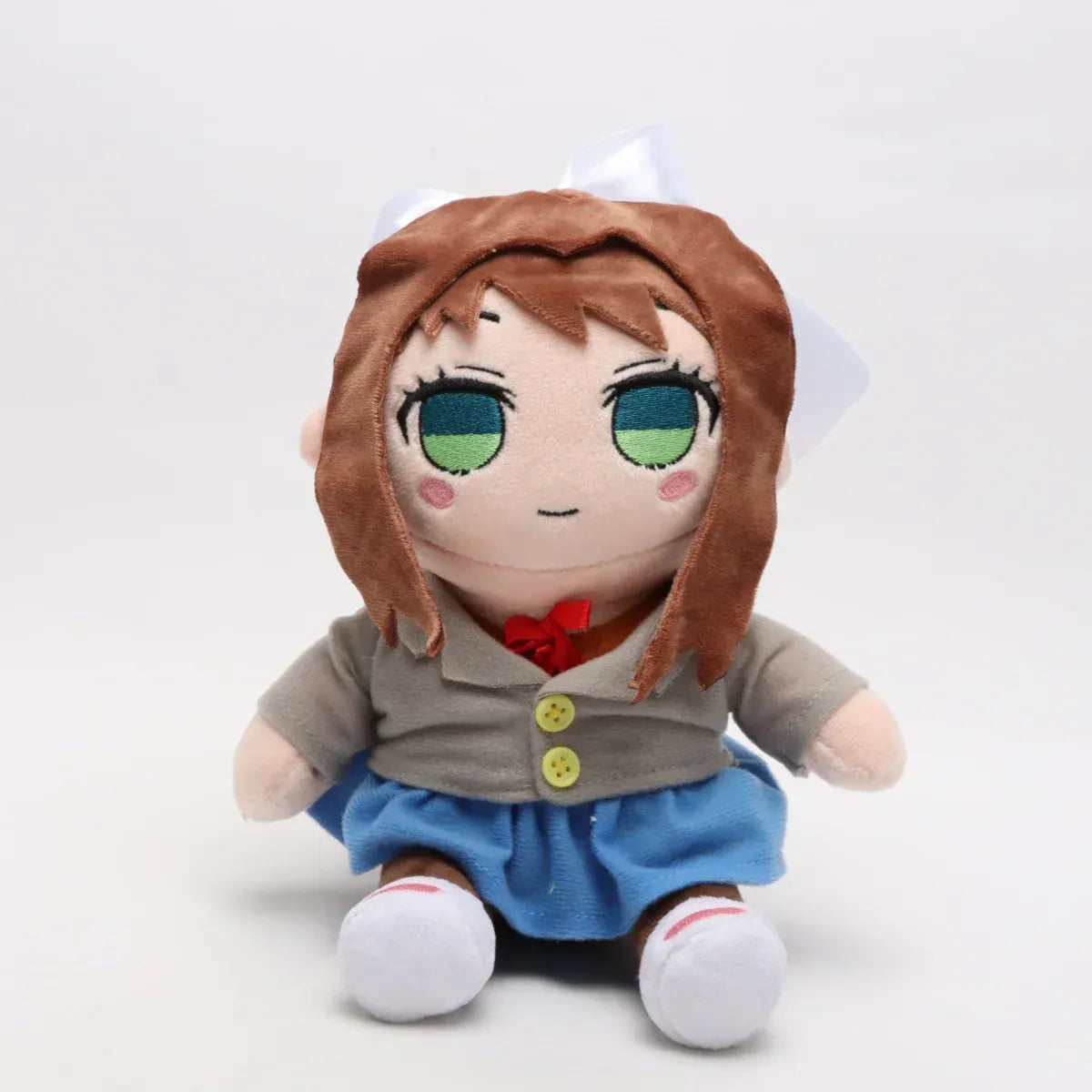 FumoFumo Monika Plush Doll Anime Peripheral Toy Doki Doki Literature Club Cartoon Doll Kid Toy Birthday Gift Home Decor FumoFumo Monika Plush Doll Anime Peripheral Toy Doki Doki Literature Club Cartoon Doll Kid Toy Birthday Gift Home Decor