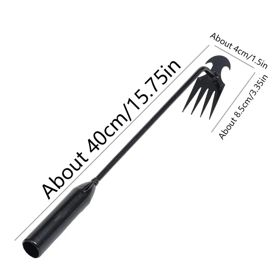 Heavy-Duty Garden Hoe for Weeding & Soil Cultivation | Wahooly Heavy-Duty Garden Hoe — Ergonomic Weeding & Soil Cultivation Tool for Gardens, Beds & Farms