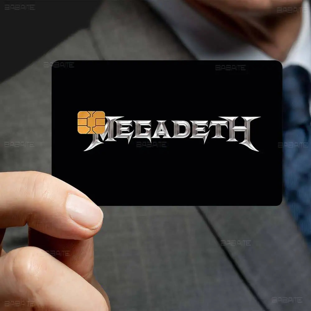 Heavy Metal Rock Roll Music M-Megadeths Various Anime Bank Credit Cards Bus Pass Stickers Decoration Waterproof Stickers Heavy Metal Rock Roll Music M-Megadeths Various Anime Bank Credit Cards Bus Pass Stickers Decoration Waterproof Stickers
