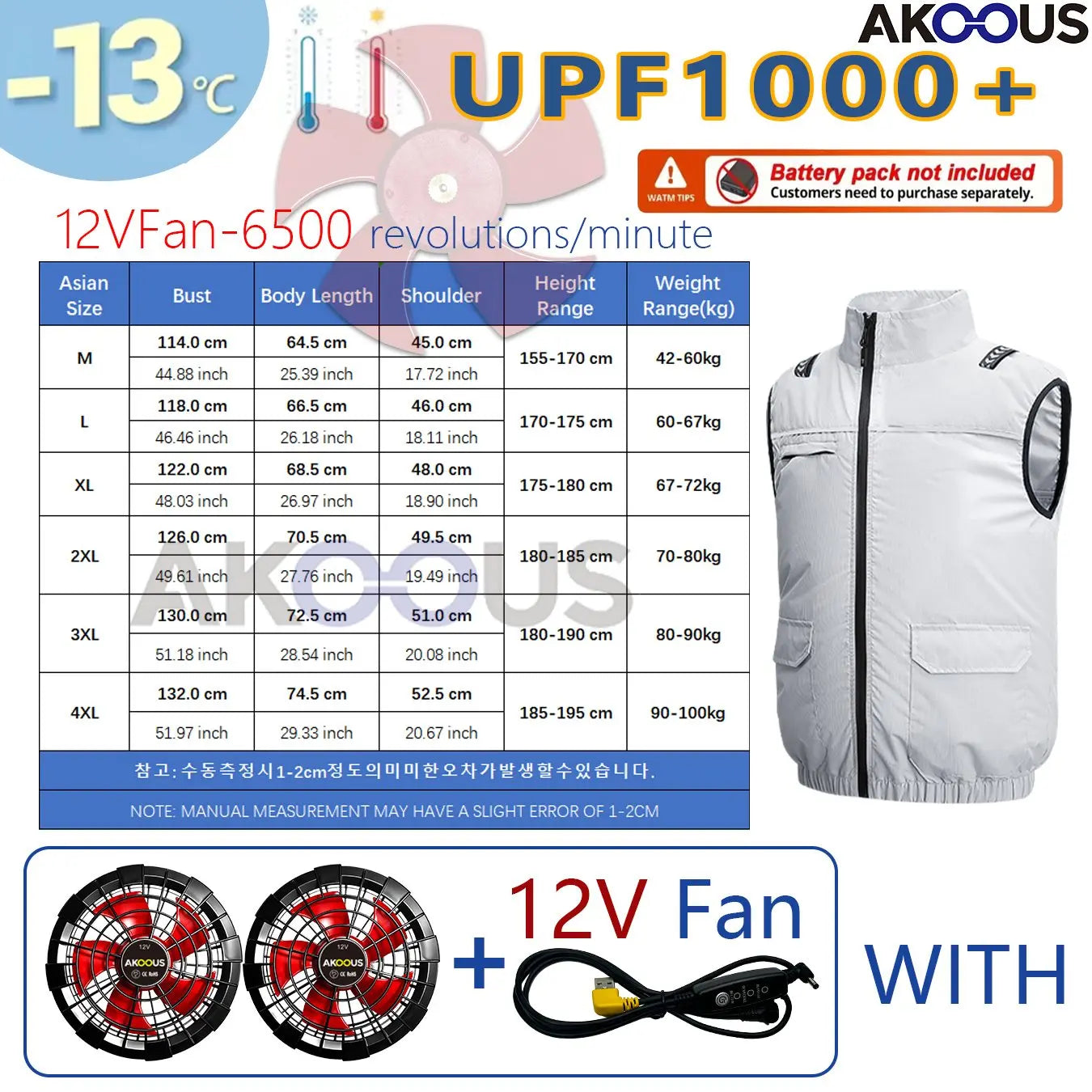 Hooded Cooling Vest USB Fan 5V 12V – Beat Summer Heat | Wahooly Hooded Cooling Vest with USB Fan – Beat the Heat Anywhere
