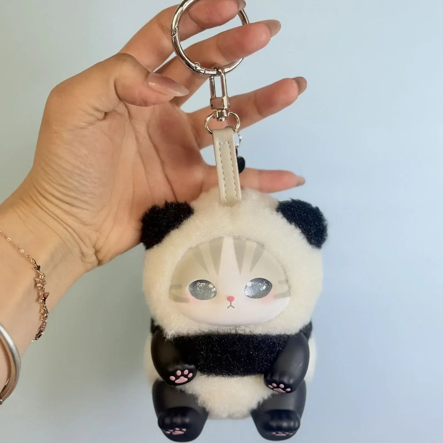 Mofusand Shark Cat Vinyl Toy | Collectible Figure Pendant Gift new Mofusand Vinyl Series Toys Shark Cat Surprised Box Toy Ornaments For Kids birthday girl Gift Pendant replica