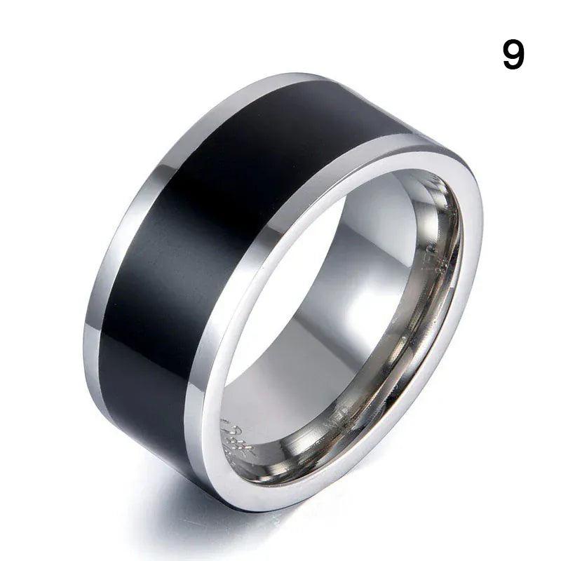 Waterproof NFC Smart Ring - Android Phone Control | Wahooly NFC Smart Finger Ring for Women Men Waterproof Intelligent Wear Connect Android Phone Equipment Fashion Stainless Steel Rings