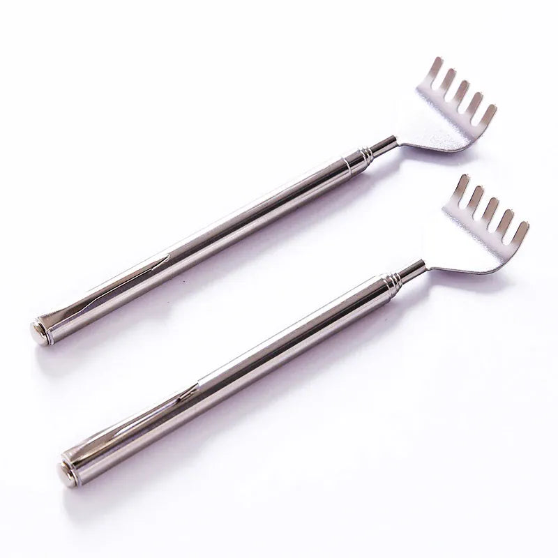 Extendable Stainless Steel Back Scratcher | Wahooly Portable Extendable Stainless Steel Back Scratcher