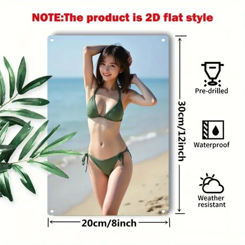 Retro Tin Poster Wall Decor,2D Flat, Metal Sign Plate - Promotional Poster with Artwork, Iron Paint, Water & Du Retro Tin Poster Wall Decor,2D Flat, Metal Sign Plate - Promotional Poster with Artwork, Iron Paint, Water & Du