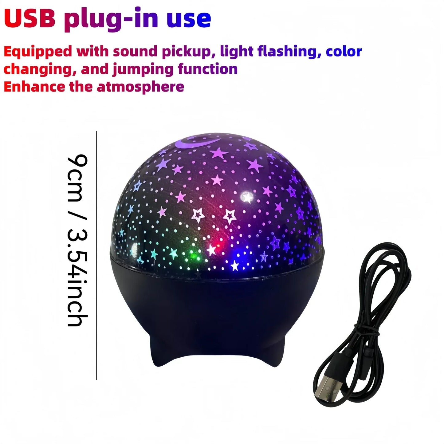 RGB Night Lights LED Projector Light Starry Moon Galaxy Projection Lamp RGB Night Lights LED Projector Light Starry Moon Galaxy Projection Lamp