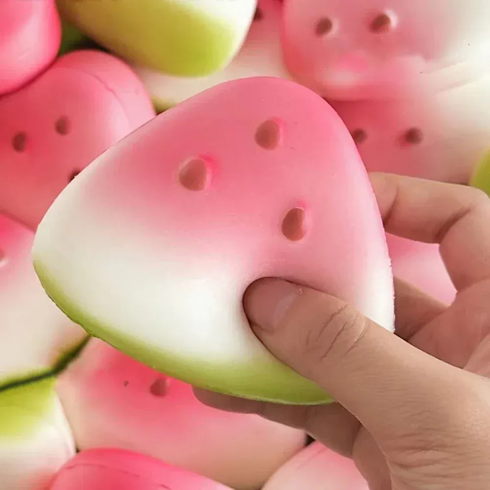 Squishy Watermelon Fidget Toy Anti-Stress Slow Rising Fruit Pinch Squeeze Stress Reliever Funny Pressure Reducer Prop Squishy Watermelon Fidget Toy Anti-Stress Slow Rising Fruit Pinch Squeeze Stress Reliever Funny Pressure Reducer Prop