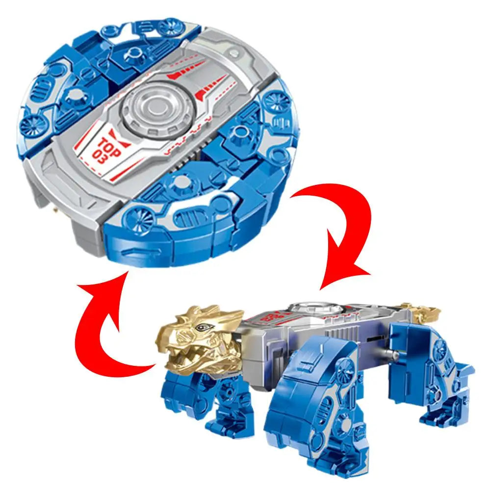 Transformable Robot Fidget Spinner - DIY Deformable Toy for Kids - Wahooly Transformable Robot Fidget Spinner - DIY Deformable Sensory Toy for Kids