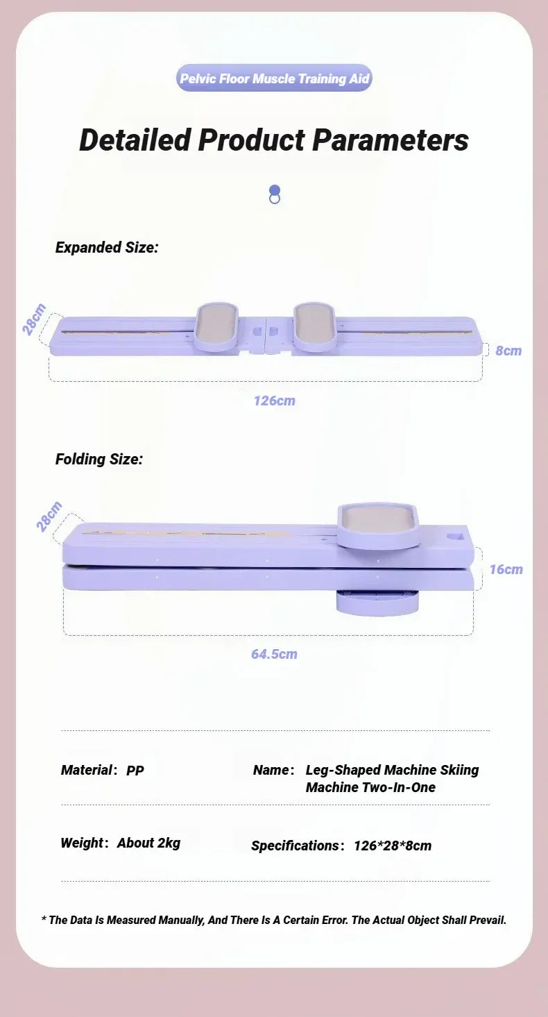 Unisex Leg Fitness Equipment For Thigh Exercises, Foldable Ski Machine Suitable For Various Scenarios. Unisex Leg Fitness Equipment For Thigh Exercises, Foldable Ski Machine Suitable For Various Scenarios.