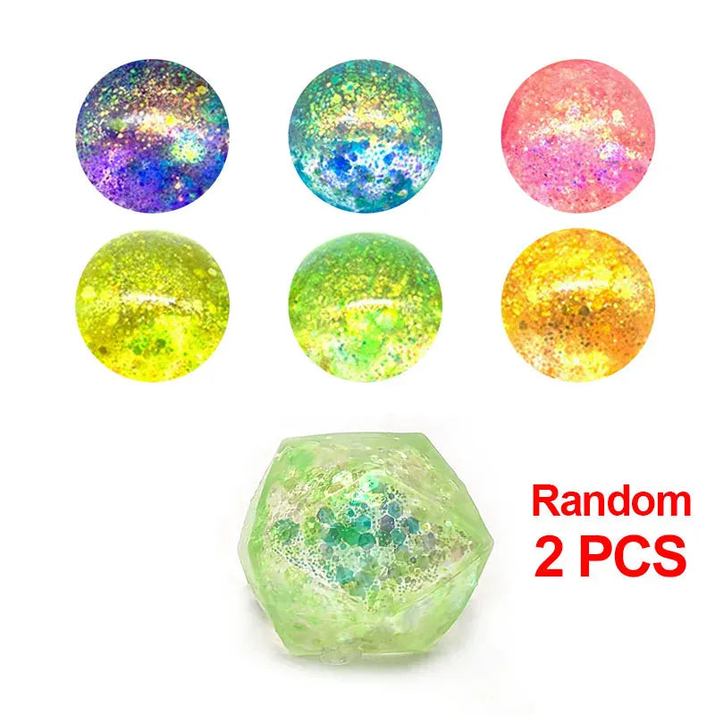 Water Drop Stress Relief Squeeze Toy | Soft Silicone Fidget Ball 1/2/4P Water Drop Maltose Stress Relieving Ball Pinching Toy Soft Transparent Silicone Stress Relief Squeeze Adult Kids Toy Ball