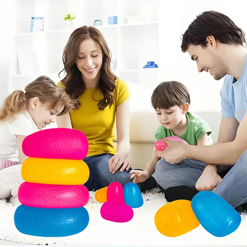 Mini Rainbow Candy Squeeze Toy | Slow Rebound TPR Stress Relief Fidget 1 Piece Muscle Strength Mini Rainbow Candy TPR Decompression Tool Maltose Pinching Stress Relief Slow Rebound Toy