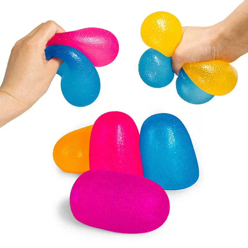 Mini Rainbow Candy Squeeze Toy | Slow Rebound TPR Stress Relief Fidget 1 Piece Muscle Strength Mini Rainbow Candy TPR Decompression Tool Maltose Pinching Stress Relief Slow Rebound Toy