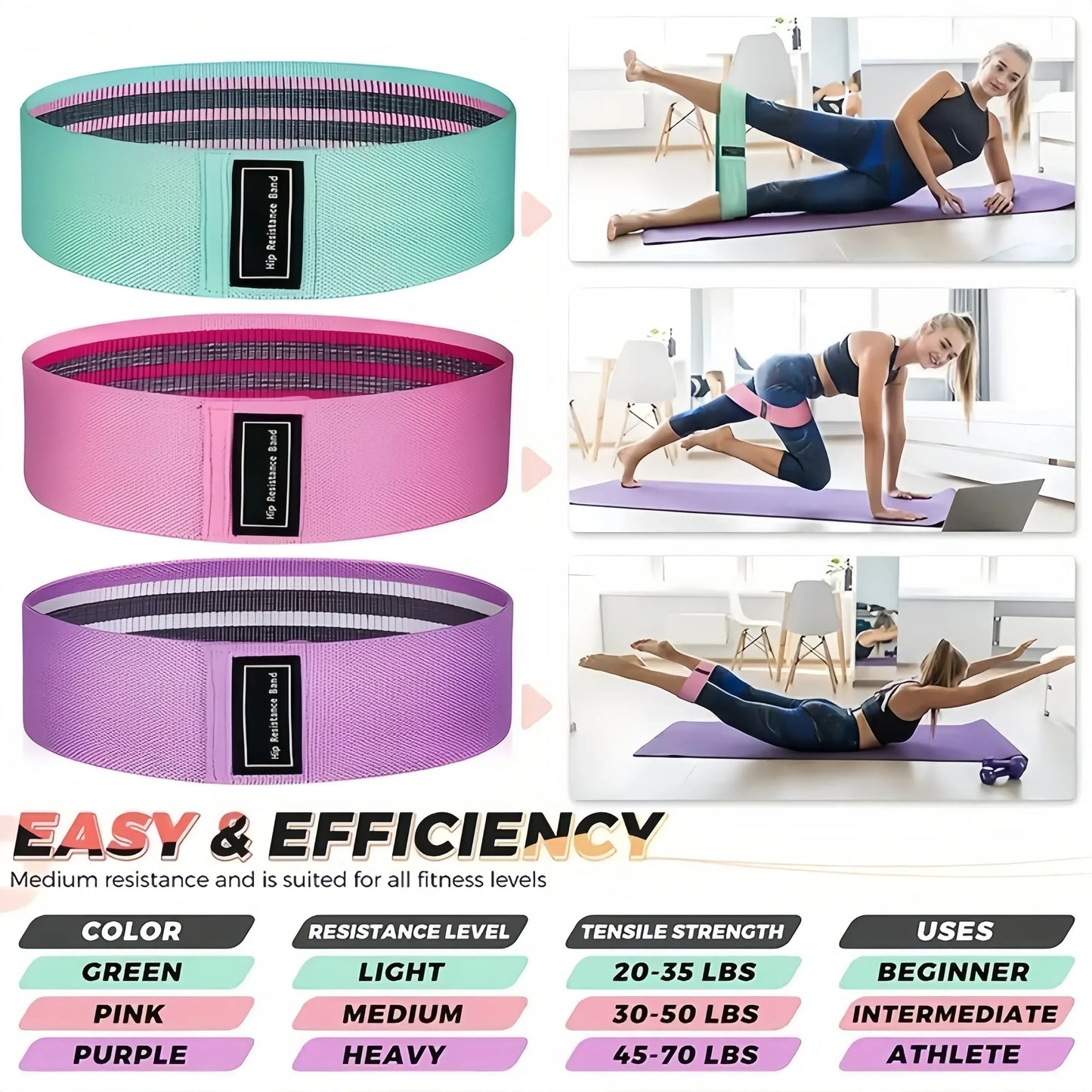 10-Piece Pilates Loops Yoga Kit, Stretch Belt Yoga Ball Rally Belt - Fitness Equipment for Stretching, Shaping and Core Training 10-Piece Pilates Loops Yoga Kit, Stretch Belt Yoga Ball Rally Belt - Fitness Equipment for Stretching, Shaping and Core Training