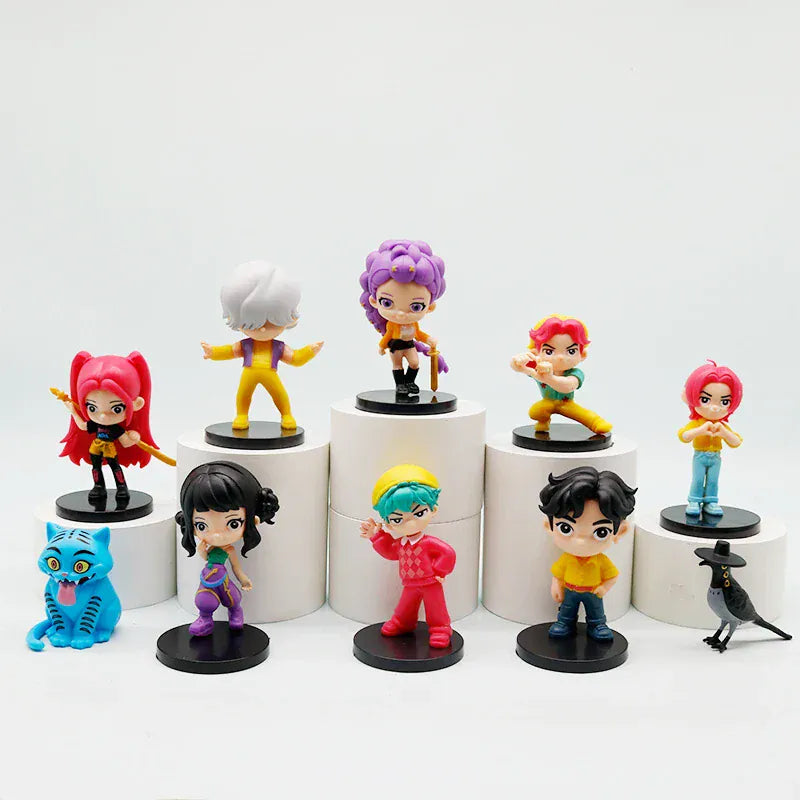 10 unids/set Kpop Demon Hunters figura de juguete de dibujos animados Rumi/Mira/Zoey figura de acción PVC decoración 10 unids/set Kpop Demon Hunters figura de juguete de dibujos animados Rumi/Mira/Zoey figura de acción PVC decoración