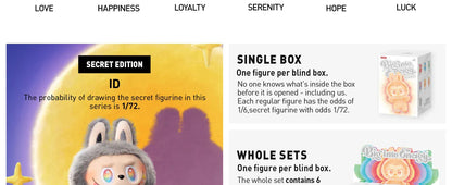 100% Authentic POP MART The Monsters - Vinyl Blind Box Labubu Doll Collectible 100% Authentic POP MART The Monsters - Vinyl Blind Box Labubu Doll Collectible