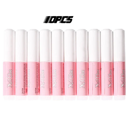 Nail Glue 100pcs - Super Strong Professional Adhesive | Wahooly 100Pcs Super Strong Nail Glue for Acrylic Nails Press On Nails Professional Nail Adhesive Bond Nail Tips Glue Long Lasting Glue