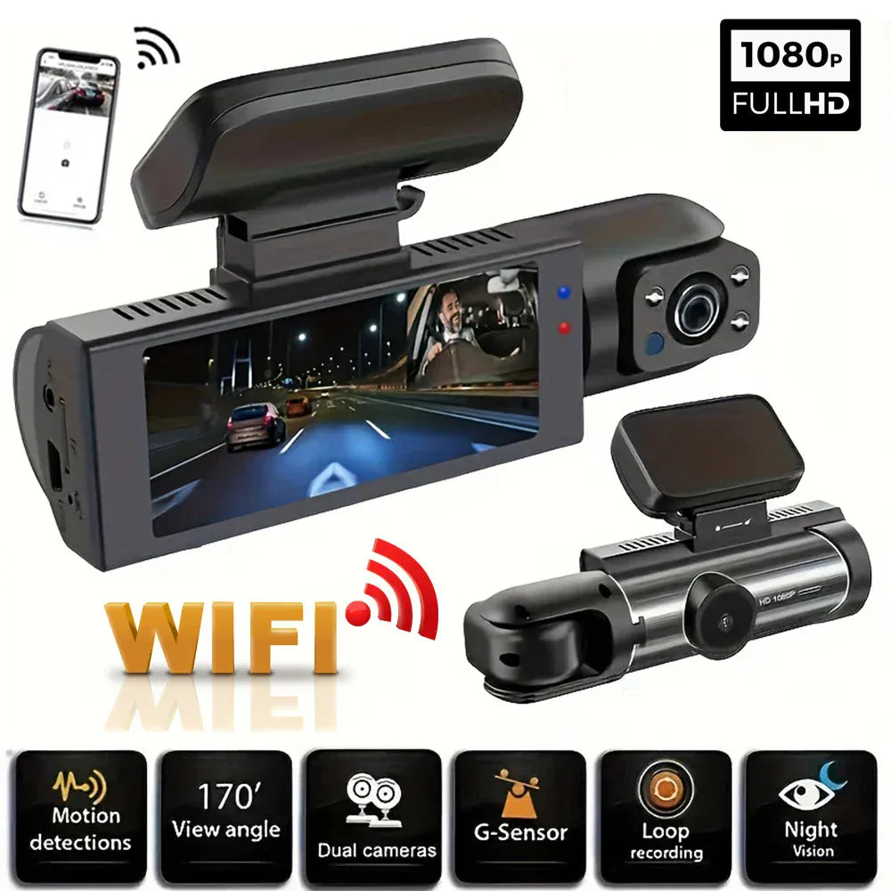 1080P WIFI Dual camera Dash Cam 1080P WIFI Dual camera Dash Cam