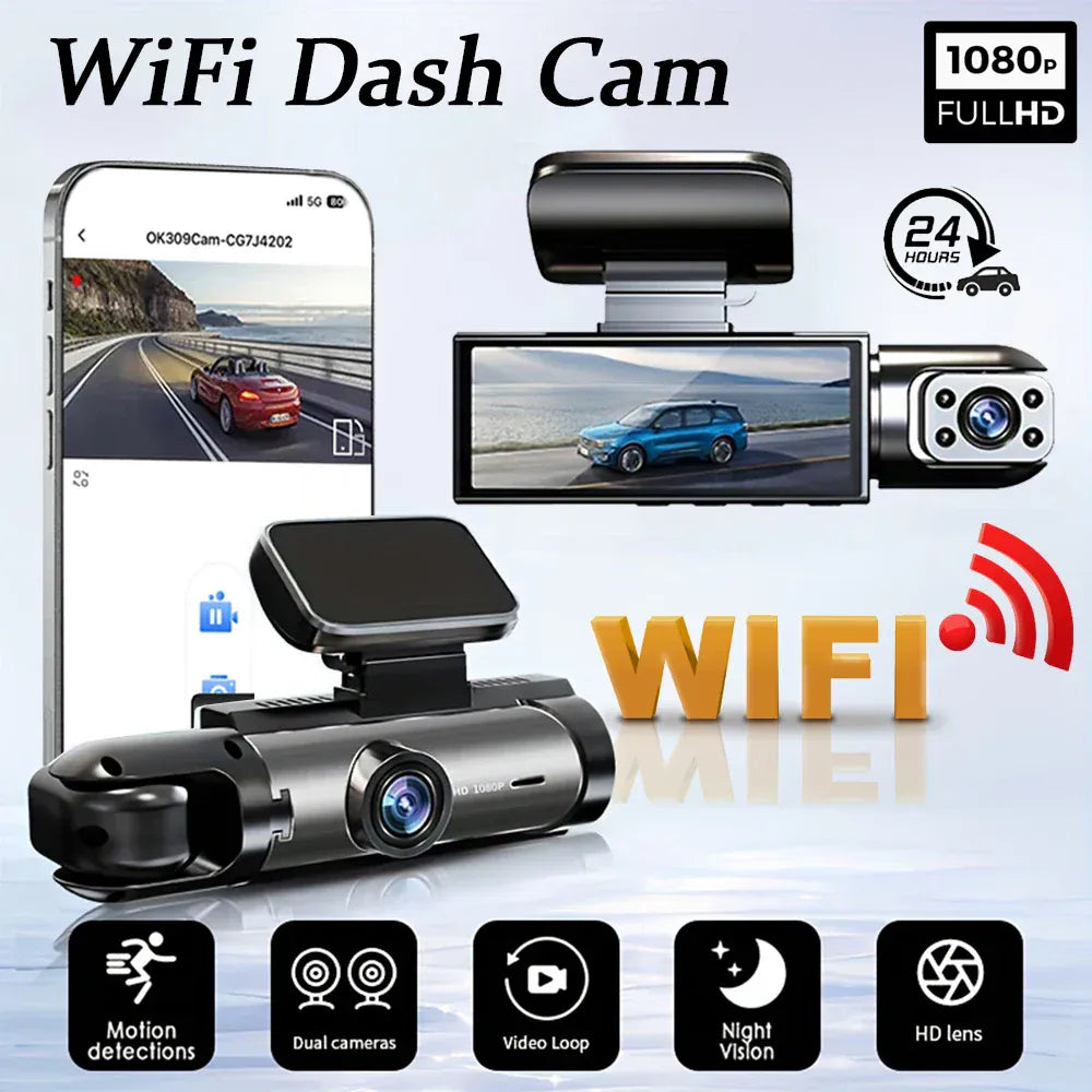 1080P WIFI Dual camera Dash Cam 1080P WIFI Dual camera Dash Cam