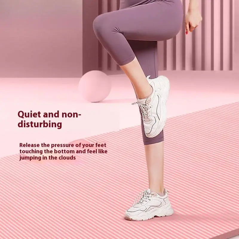 10MM Non-Slip Athletic Yoga Mat for Home Training, Pilates and Gymnastics 10MM Non-Slip Athletic Yoga Mat for Home Training, Pilates and Gymnastics
