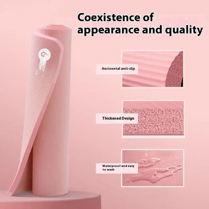 10MM Non-Slip Athletic Yoga Mat for Home Training, Pilates and Gymnastics 10MM Non-Slip Athletic Yoga Mat for Home Training, Pilates and Gymnastics