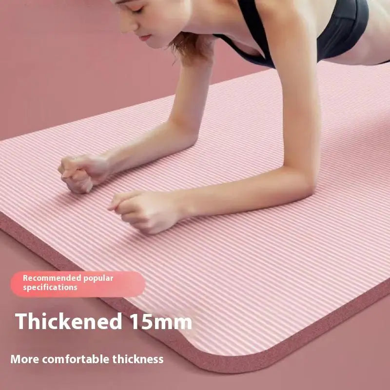 10MM Non-Slip Athletic Yoga Mat for Home Training, Pilates and Gymnastics 10MM Non-Slip Athletic Yoga Mat for Home Training, Pilates and Gymnastics