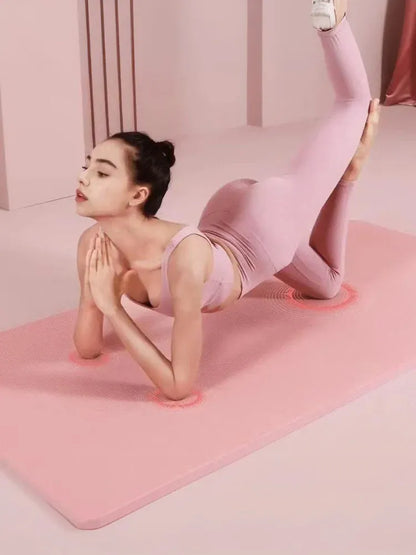 10MM Non-Slip Athletic Yoga Mat for Home Training, Pilates and Gymnastics 10MM Non-Slip Athletic Yoga Mat for Home Training, Pilates and Gymnastics