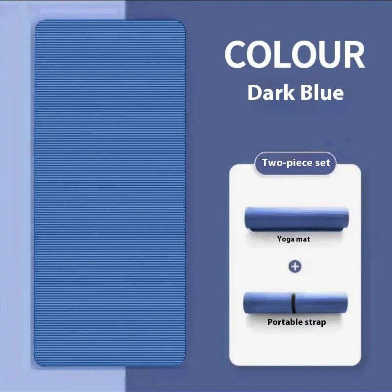 10MM Non-Slip Athletic Yoga Mat for Home Training, Pilates and Gymnastics 10MM Non-Slip Athletic Yoga Mat for Home Training, Pilates and Gymnastics