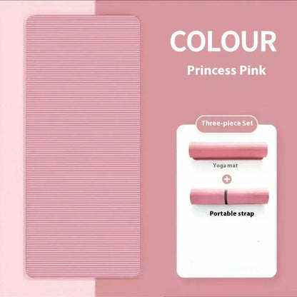 10MM Non-Slip Athletic Yoga Mat for Home Training, Pilates and Gymnastics 10MM Non-Slip Athletic Yoga Mat for Home Training, Pilates and Gymnastics